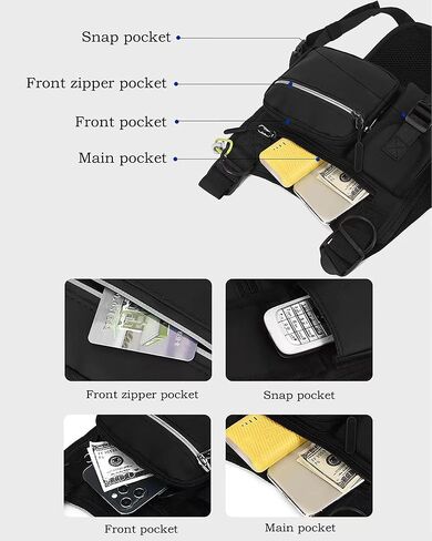 حقيبة صدر للرجال من Ousawig، حقيبة صدر خفيفة الوزن، حقيبة صدر للجري، حامل هاتف، حقائب عاكسة للأدوات، حقائب الصدر للركض والمشي والمشي لمسافات طويلة (أخضر) in Kuwait