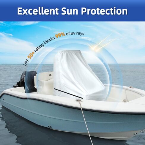 غطاء وحدة التحكم المركزية للقارب 420D، فضي (حجم كبير يصل إلى 40 بوصة طول × 46 بوصة عرض × 45 بوصة ارتفاع) in Kuwait