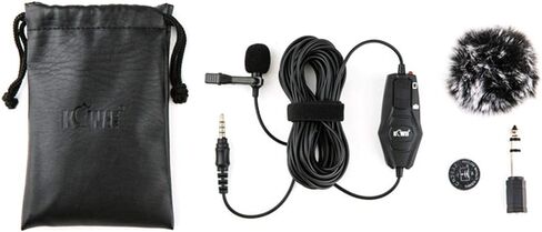 مشبك ميكروفون Lavalier على ميكروفون طية صدر السترة لكاميرا Canon V10 والمزيد وكاميرا الفيديو ومسجل مفيد للهواتف الذكية ومدونات الفيديو والكمبيوتر المحمول والكمبيوتر اللوحي والدردشة المباشرة والمقابلات ومؤتمر التسجيل الصوتي والإملاء in Kuwait