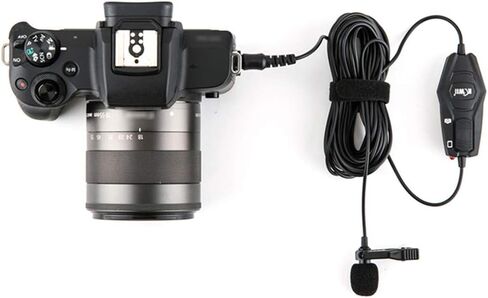 مشبك ميكروفون Lavalier على ميكروفون طية صدر السترة لكاميرا Canon V10 والمزيد وكاميرا الفيديو ومسجل مفيد للهواتف الذكية ومدونات الفيديو والكمبيوتر المحمول والكمبيوتر اللوحي والدردشة المباشرة والمقابلات ومؤتمر التسجيل الصوتي والإملاء in Kuwait