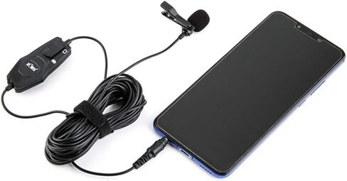 مشبك ميكروفون Lavalier على ميكروفون طية صدر السترة لكاميرا Canon V10 والمزيد وكاميرا الفيديو ومسجل مفيد للهواتف الذكية ومدونات الفيديو والكمبيوتر المحمول والكمبيوتر اللوحي والدردشة المباشرة والمقابلات ومؤتمر التسجيل الصوتي والإملاء in Kuwait