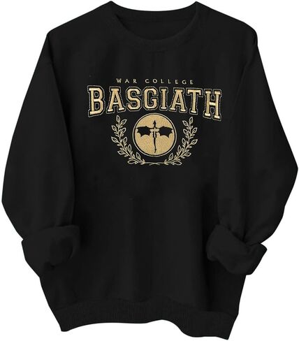 سويت شيرت HEBBE Book للنساء، سويت شيرت مرح مطبوع عليه Dragon Rider بأكمام طويلة، هدية لمحبي الكتب in Kuwait