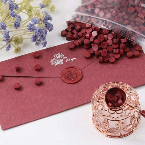 720 قطعة من خرز ختم الشمع الأزرق، خرز شمع الختم، عبوة إعادة ملء حبيبات الشمع المثمنة 0.55 رطل لمجموعة ختم الشمع، ديكور دعوات الزفاف، ختم مغلف الحروف، تغليف الهدايا، الحرف اليدوية (أزرق كلاين) in Kuwait