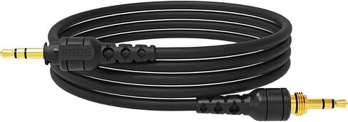 RØDE RodeNTH-Cable for NTH-100 Headphones, 1.2m / 4ft Long, 3.5mm Male to Male Audio Cable with ¼-inch Adaptor Included (Black) in Saudi Arabia