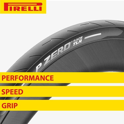 Pirelli P Zero Race TLR Classic 26-622 (700 x 26c) Road Bike Tire - Italian-Made Tech, Speedcore 120tpi Casing, Aramid Compound - Next-Gen Speed and Smoothness in Kuwait