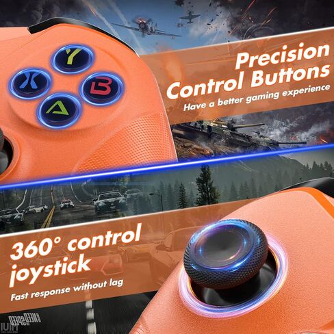وحدة تحكم الكمبيوتر الشخصي Gamrombo لأجهزة الكمبيوتر التي تعمل بنظام Windows وSteam وiOS وAndroid اللاسلكية للكمبيوتر الشخصي تدعم Turbo/Dual Shock/مقبس صوت 3.5 مم/ماكرو in Kuwait