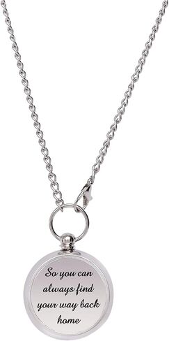 لذلك يمكنك دائمًا العثور على طريق العودة إلى المنزل بوصلة محفورة، هدايا رومانسية له/لها، بوصلة بدون نك للزوج، بوصلة هدية للذكرى السنوية in Kuwait