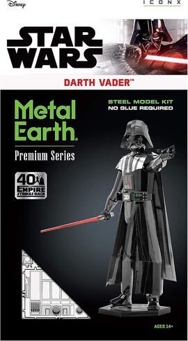 مجموعة نماذج معدنية ثلاثية الأبعاد من Metal Earth Fascinations Premium Series Star Wars Darth Vader in Saudi Arabia
