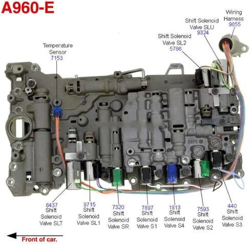 A960E ملف لولبي ناقل الحركة مجدد TB-60NF TB65-SN A960 متوافق مع Toyot-a Lexu-s GS300 IS300 IS250 IS300 2005-2011 in Saudi Arabia