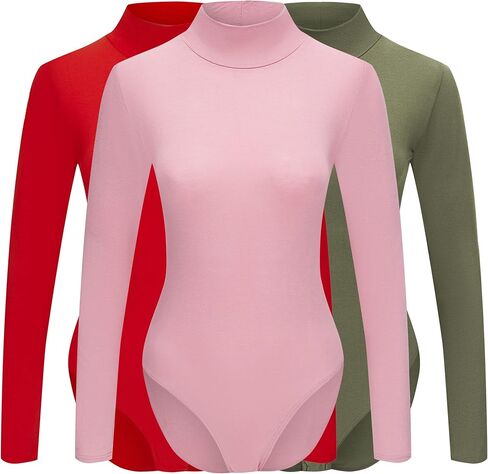 مجموعة من 3 بدلات نسائية بياقة مدورة وأكمام طويلة من Free to Live مع أزرار كبس in Kuwait