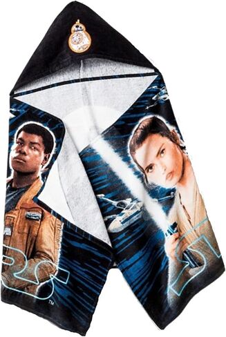 Star Wars Hooded Towel Finn, Rey & BB8 Cotton Bath, Beach, Pool in Saudi Arabia