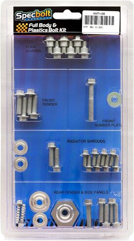 EXC KTM Full Plastics Body Bolt Kit for 2 & 4 Stroke 125 200 250 300 400 450 530 EXC F 2008-2011 KKM-48 in Saudi Arabia