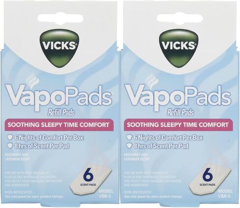 Vicks VapoPads Baby Rub Waterless Vaporizer Pads - Pack of 2 (Packaging may vary) in Saudi Arabia