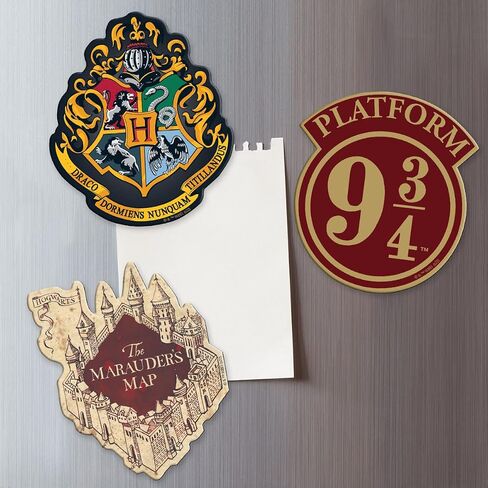 Paper House Productions Harry Potter Hogwarts Symbols Fridge Magnet Set, 3-Pack in Saudi Arabia