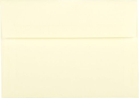 25 عبوة عاجية مقاس A7 (5-1/4 × 7-1/4) لدعوات وإعلانات وحفلات الزفاف من The Envelope Gallery in Saudi Arabia
