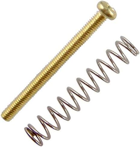8 Pieces Metal Humbucker Double Coil Pickup Frame Ring Mounting Screws Springs suit for Electric Guitar Accessory, Gold in Saudi Arabia