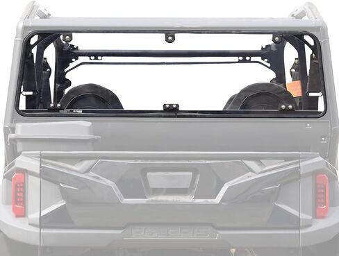 KIWI MASTER Hard Coat Poly Rear Back Windshield Compatible with 2016-2024 Polaris General 1000 Accessories General 4 1000 / General XP 1000 / XP 4 1000 Heavy Duty Polycarbonate Scratch Resistant in Saudi Arabia