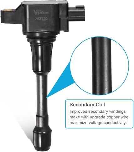 حزمة ملف الإشعال UF549 متوافقة مع نيسان ألتيما سنترا كيوب روج فيرسا NV200 باثفايندر بديلة لإنفينيتي FX50 M56 QX60 QX70 C1696 UF-549 5C1753، مجموعة من 4 in Kuwait