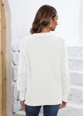 LILBETTER Women's Long Sleeve Button Down V Neck Classic Sweater Knit Cardigan in Saudi Arabia