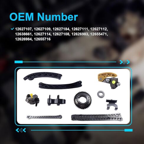 مجموعة أدوات سلسلة التوقيت لـ 2013-2017 بويك كاديلاك شيفروليه جي إم سي 2.0L 2.5L DOHC LTG LCV in Kuwait