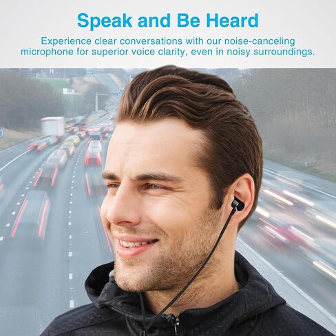 Naztech Platinum Lightning Earphones with Mic - Apple MFi Certified, Advanced Premium Noise Isolating Fit with Controls, In-Ear Wired Earbuds for iPhone, iPad & iPods- Black in Kuwait