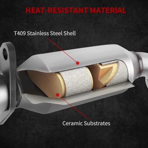 YITAMOTOR Catalytic Converter Compatible with 2003-2008 Corolla Matrix Pontiac Vibe 1.8L (EPA Compliant) in Saudi Arabia