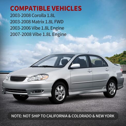 YITAMOTOR Catalytic Converter Compatible with 2003-2008 Corolla Matrix Pontiac Vibe 1.8L (EPA Compliant) in Saudi Arabia