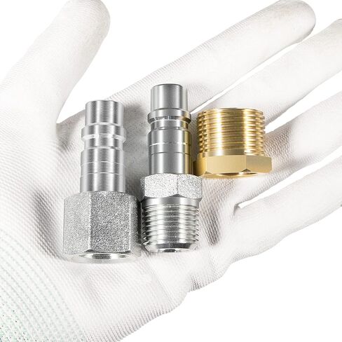 (S-224) طقم وصلة توصيل وقابس ومخفض لخرطوم الهواء على طراز G – 5 قطع in Kuwait