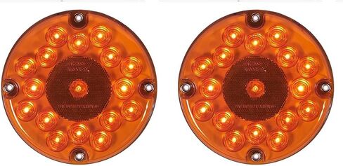 Maxxima M90450 White 7" Round Bus LED Backup Light in Saudi Arabia