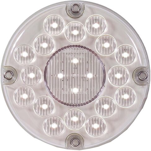 Maxxima M90450 White 7" Round Bus LED Backup Light in Saudi Arabia
