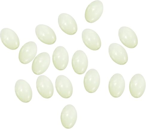 PATIKIL Glow Fishing Beads Plastic Oval Rubber Luminous Fishing Bait Eggs Rig Bead Tackle Lures Accessories with Box in Saudi Arabia