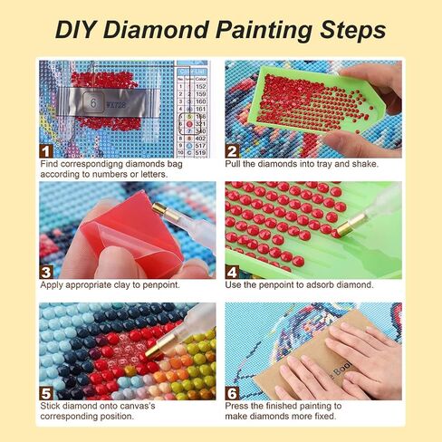 FHBUBPUP Diamond Painting Kits for Adults, Duck Diamond Art Kits, Full Drill Round Gem Art, DIY Paint with Diamond Beads Crafts for Home Wall Decoration Gifts 12x12 inch in Saudi Arabia