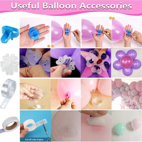 منفاخ بالونات كهربائي، محمول أوتوماتيكي بفوهة مزدوجة 110 فولت 600 وات، مع أدوات ربط لكشف جنس عيد الميلاد، بالونات استحمام الطفل، زينة الحفلات، طقم قوس البالون ومجموعة إكليل البالونات in Kuwait