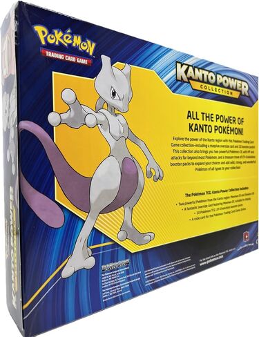 Pokemon TCG: Mewtwo-EX Slowbro-EX Kanto Power Premium Collection, 10 XY Evolutions Booster Packs in Saudi Arabia