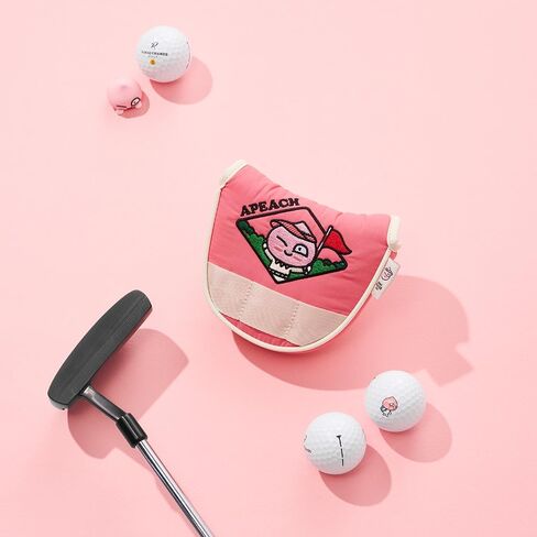 KAKAO FRIENDS GOLF Go Green Mallet Putter Cover, Character Golf Club Cover, Nylon Cover in Saudi Arabia