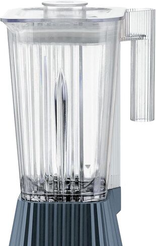 Alessi Plissé MDL09W/USA - Blender in Thermoplastic Resin, Graduated Pitcher in PCTG, US Plug 700W, White in Saudi Arabia