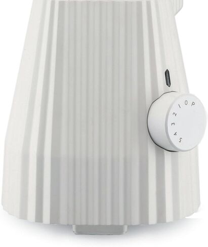 Alessi Plissé MDL09W/USA - Blender in Thermoplastic Resin, Graduated Pitcher in PCTG, US Plug 700W, White in Saudi Arabia