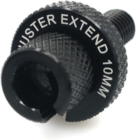 M8 Motorcycle Clutch Cable Wire Adjuster Screw Universal lengthen Nut Bolts ATV UTV Sport Motorbike Aluminum (Black) in Saudi Arabia