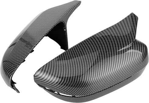 Carbon Fiber Side Mirror Cover Cap Replacement for 2017-2022 BMW 3 Series G20 320i 325i 330i 5 Series G30 525i 530i 540i M Sport Accessories Auto Exterior Tuning Body Mirror Parts & Trim, 1Pair in Saudi Arabia