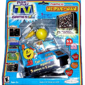 Namco Ms. Pac-Man Plug & Play with 5 TV Games in Kuwait