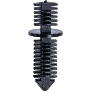 Rexka Rexka Double End Xmas Tree Retainers Clips 11/32" Stem Diameter Black Nylon (Pack of 30)
