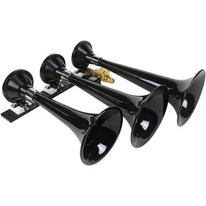 Kleinn Air Horns 230 Triple Train Horn - Black