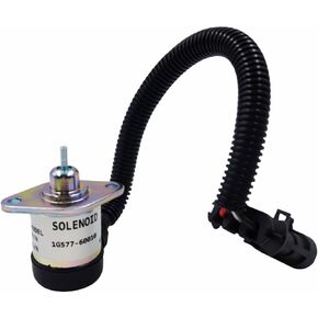 12V 6689034 Fuel Shut Off Solenoid Fits Bobcat WL350 WL440 A300 A770 S220 S250 S300 S330 S750 S770 S850 T250 T300 T320 T750 T770 T870 T2250 V417 1503ES12A5UC9S 1G577-60011