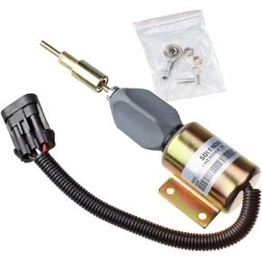 JEENDA New Shut Off Solenoid Valve F3HZ-9A594-A SA-4273-12V 2003ES-12E6UC4B5S2 F3HZ-9N392-D for Ford 7.8 Engine Heavy Duty Truck