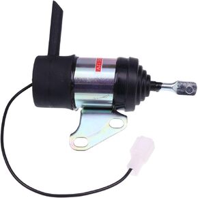 16851-60011 Fuel Shut off Solenoid Compatible with Kubota B7410D BX1830D BX1850D BX1860 BX2230D BX2350D BX2360 BX24D G2160 GR2100 GR2110 TG1860 RTV900 RTV900G RTV900G6 RTV900G9