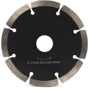 4-1/2 Tuck Point Diamond Blade for Concrete Stone 6 Thickness Segment Diamond Grinding Blade