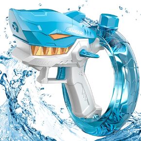 Electric Water Gun, Adults and Children, 300CC Large Capacity Automatic Water Gun, Up to 25 FT Long Range, Toys for Pool, Beach, Outdoor Activities