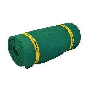 THERABAND Exercise Mat, High Density Professional Floor Mat, Extra Thick, Heavy Duty, Waterproof & Washable Mat for Yoga or Rehab, 75 Inch Long, 3.3 Foot Wide X .6 Inch Thick. Blue