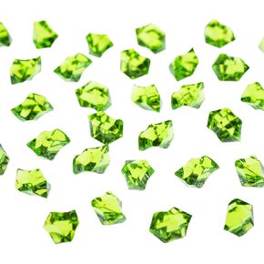 Super Z Outlet 120 Pack Acrylic Color Ice Rock Crystals Treasure Gems for Table Scatters, Home Vase Fillers, Event, Wedding, Arts & Crafts, Birthday Decoration Favor (1" Inch)(Assorted)