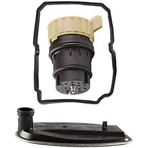 1402770095 Auto Transmission Filter + Oil Pan Gasket + Plug Adapter Compatible with Mercedes 722.6